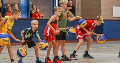 Basketbal clinic Red Giants, foto Leo de Harder