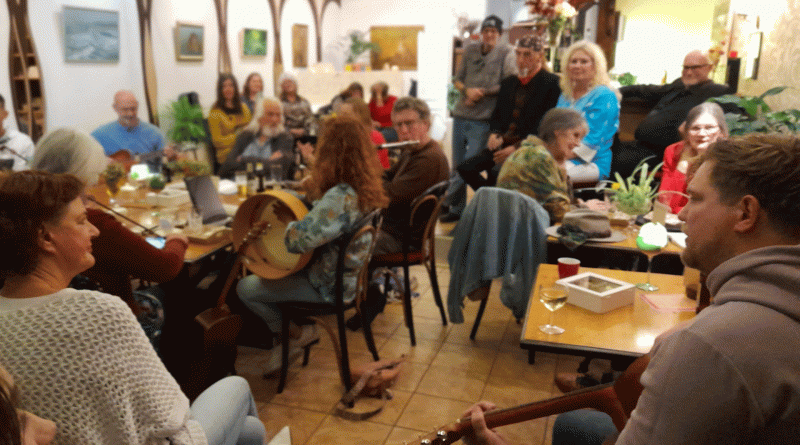 Ierse sessie in de Kunst en cultuursalon, foto rechtenvrij