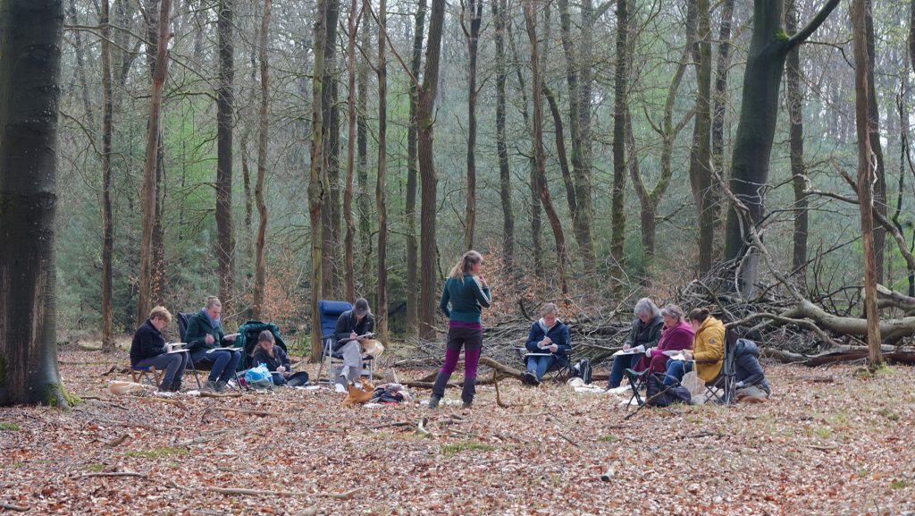 Workshop Natuurjournalen, foto Antoine van der Heijden